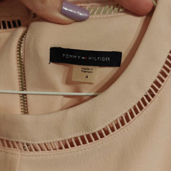 Tommy Hilfiger Pink A Line Dress - Picture 5 of 7